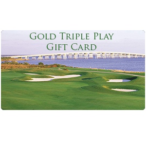 Gold Triple play gift card image